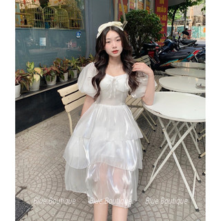 [Ảnh Thật / Sẵn ] 🫧ĐẦM - VÁY CÔNG CHÚA 3 TẦNG *MOON DRESS*