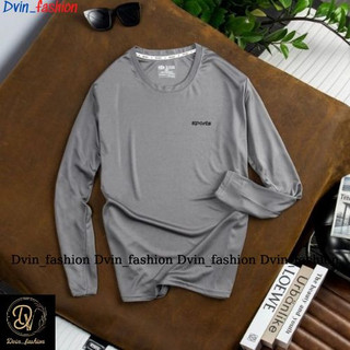 Áo thun nam dài tay , áo thể thao nam chất thun thể thao co giản tốt , mềm mịn Dvin_fashion