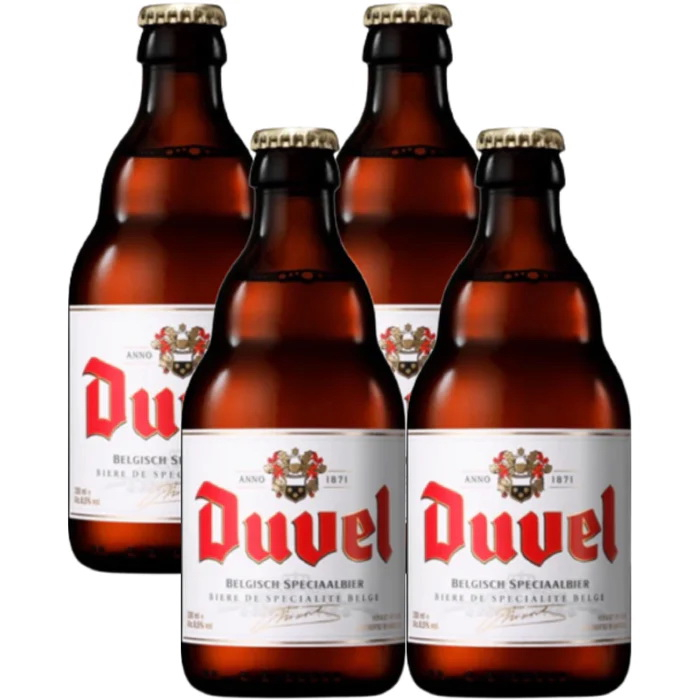 Lốc 4 chai Bia Duvel 8.5% (330ml)