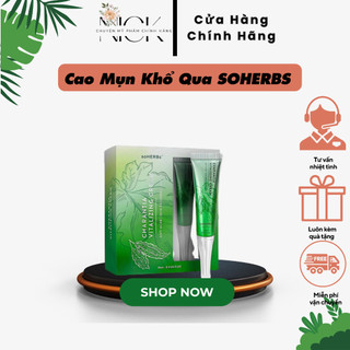 Cao mụn khổ qua soherbs, dưỡng da mờ thâm sạch mụn