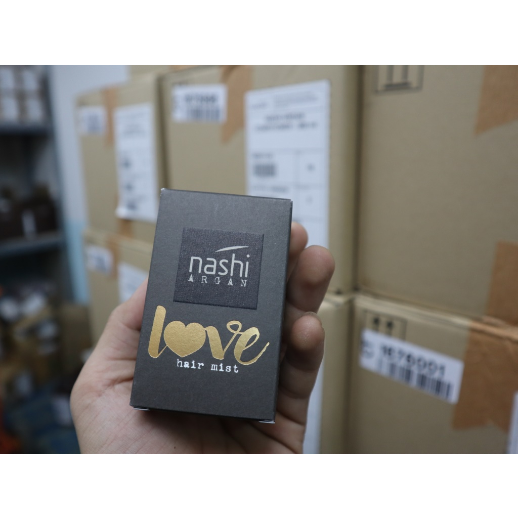 Nước hoa tóc dưỡng ẩm làm mềm tóc Nashi Argan Love Hair Mist 20ML - Nashi Argan shop
