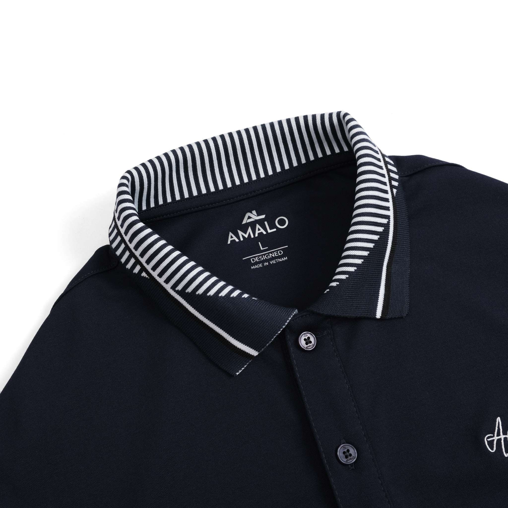 Áo polo nam tay ngắn cổ bẻ chất vải cá sấu cotton XOFIA ,mềm mịn thóang mát chống nhăn tốt AMALO PL 102