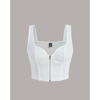 Áo croptop dây kéo phía trước cá tính - FILO TOP