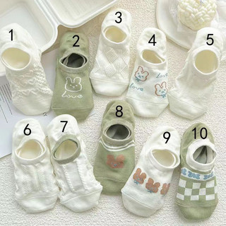 Tất lười chống tuột gót 10 màu cho nữ