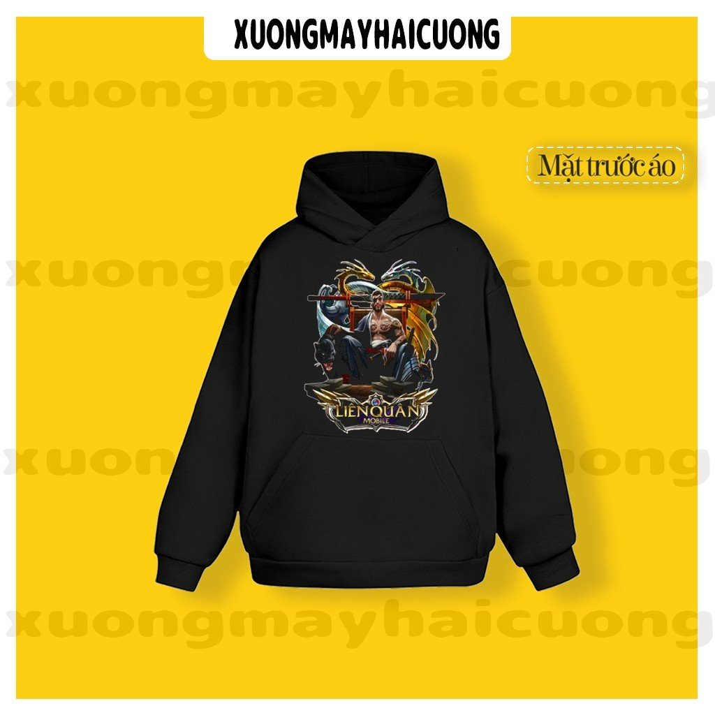 Áo Hoodie  Game _ Liên Quân Mobi ROV . Mẫu tướng được yêu thích FLo - Airi - Nakroth - Zuka - Ryoma