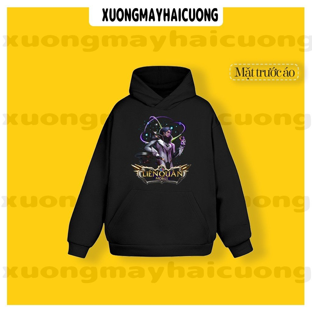 Áo Hoodie  Game _ Liên Quân Mobi ROV . Mẫu tướng được yêu thích FLo - Airi - Nakroth - Zuka - Ryoma