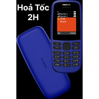 🎁Feeship🎁 Điện thoại nokia 105 2019 , 2 sim máy mới 99% Đen / Xanh