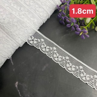 Ren thun viền , màu trắng sáng, size 1.2 cm đến 3 cm