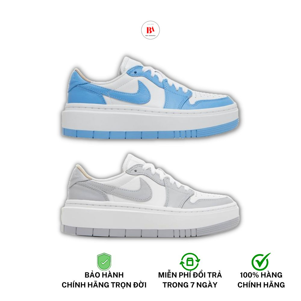 CHÍNH HÃNG - Giày Jordan 1 Low Elevate Xanh Dương / Xám