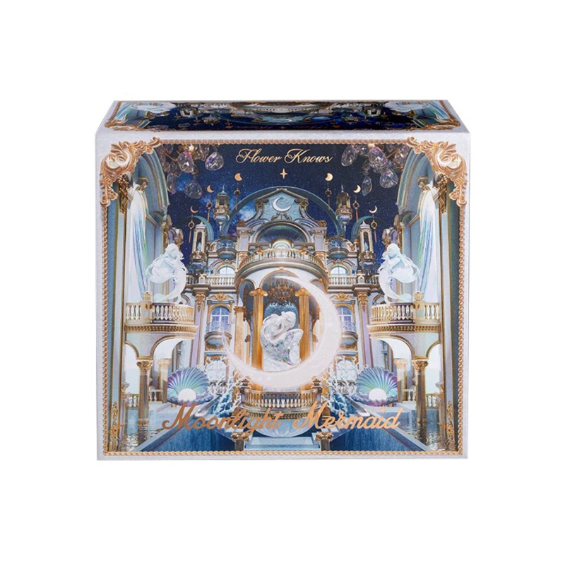 Hộp đựng Flower Knows, tẩy tế bào chết, kẹp tóc