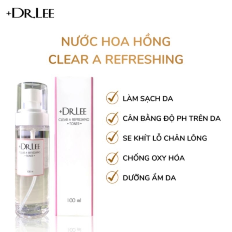 Nước Hoa Hồng +DR.LEE Dưỡng ẩm Làm Sáng Da 100ml