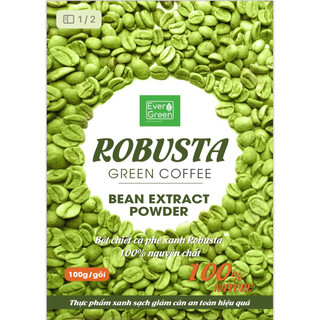 Bột chiết cà phê xanh Robusta 100% nguyên chất