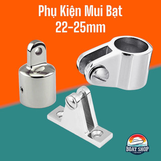 Bộ bắt kèo mui bạt tàu cano, chất liệu inox 316 không gỉ, đường kính 22mm, 25mm, phụ kiện cano