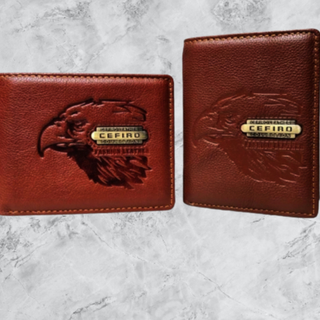 Bóp Ví Cefiro Nam Da Bò Thật  -Màu Độc Quyền TABUSTORE -Hình Đại Bàng Cao Cấp  - Bóp Nam Đựng Thẻ- Bảo Hanh 12T