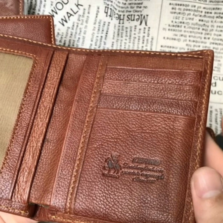 Bóp Ví Cefiro Nam Da Bò Thật  -Màu Độc Quyền TABUSTORE -Hình Đại Bàng Cao Cấp  - Bóp Nam Đựng Thẻ- Bảo Hanh 12T