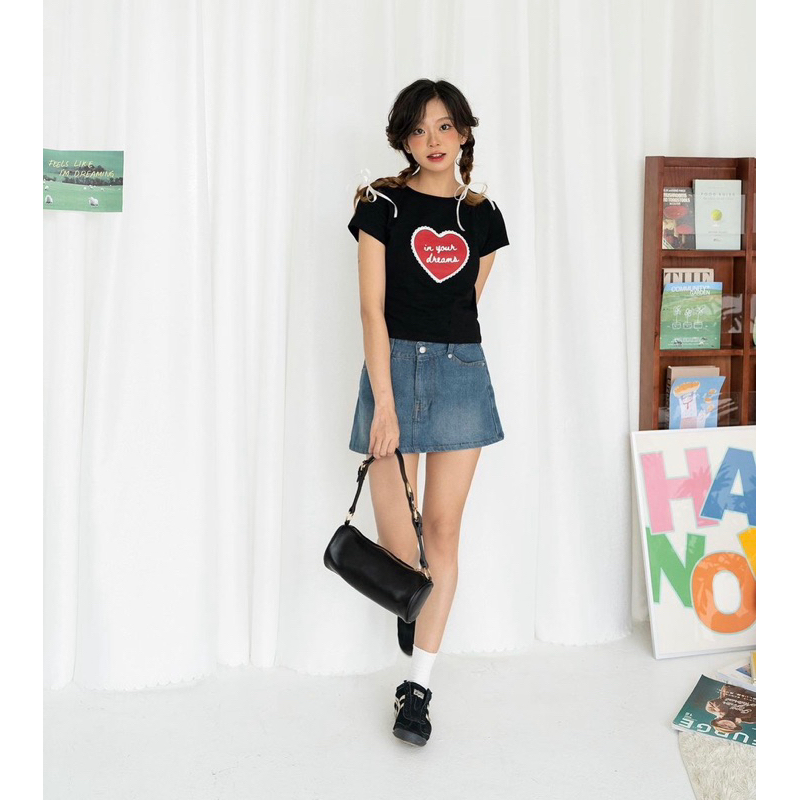 Pass Baby Tee Heart - NakedbyV
