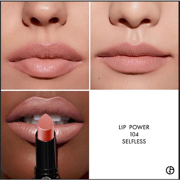 Sample Son môi Giorgio Armani lip power 3 màu 04 SEFLESS, 400 FOUR HUNDRED, 504 FLIRT