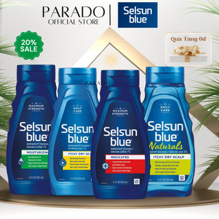 Dầu Gội Tr﻿ị Gàu,Chống Gàu Selsun Blue Medicated Maximum Strength Dandruff Shampoo 325ml