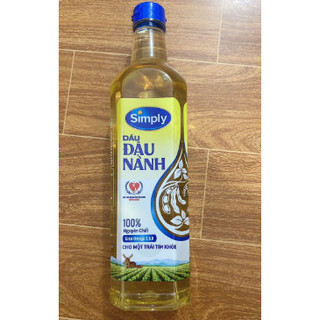 Dầu ăn Simply chai 1lít [Nông Sản Sạch Linh Đan]