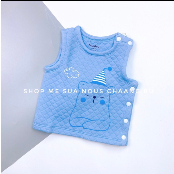 BAPBI Áo Gile Mùa Đông Gile Nỉ Trần Bông Cho Bé