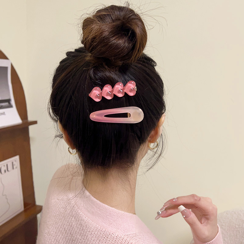Set 19 món kẹp tóc màu hồng SODALY set cặp tóc màu hồng cute ngọt ngào dễ thương cho nàng