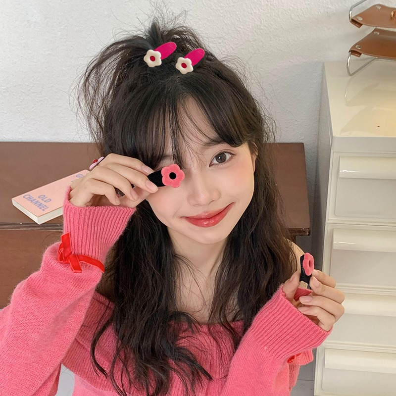Set 19 món kẹp tóc màu hồng SODALY set cặp tóc màu hồng cute ngọt ngào dễ thương cho nàng