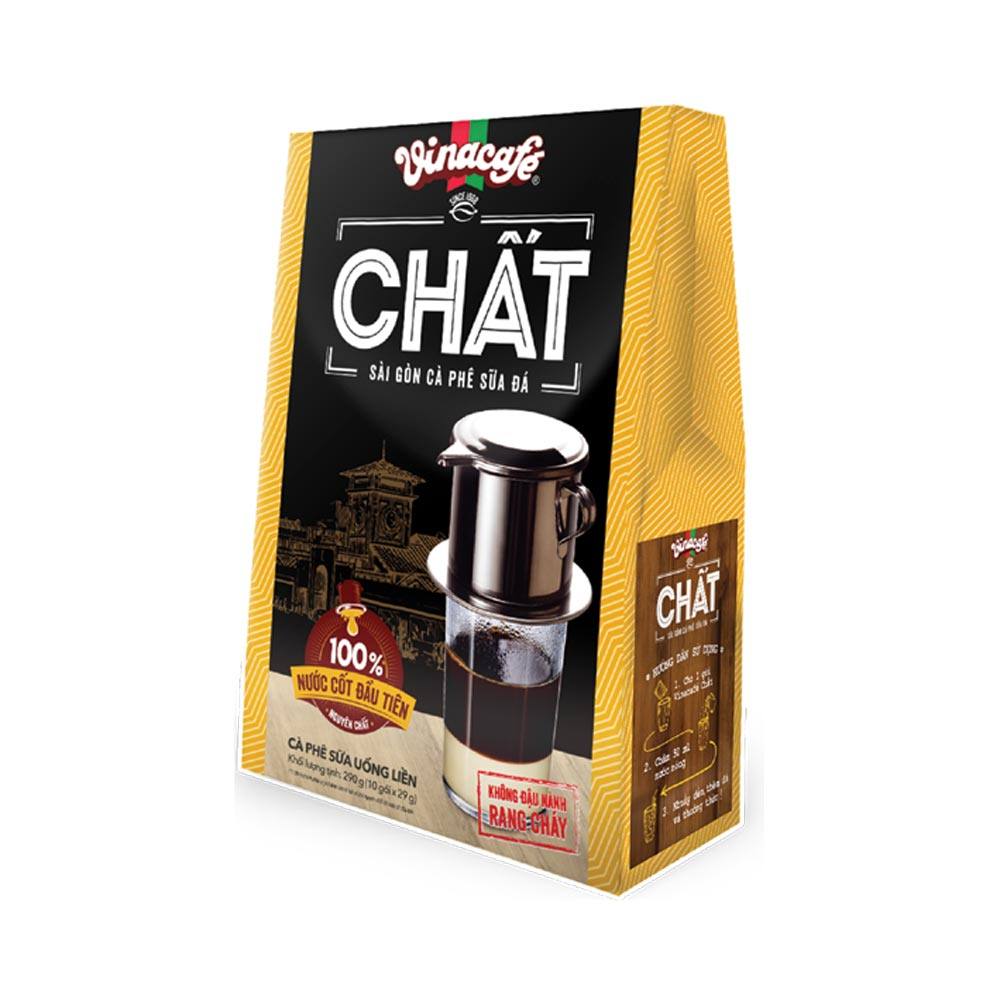 COMBO 5 HỘP CÀ PHÊ CHẤT VINACAFE - hộp 290g ( 10 gói x 29g )