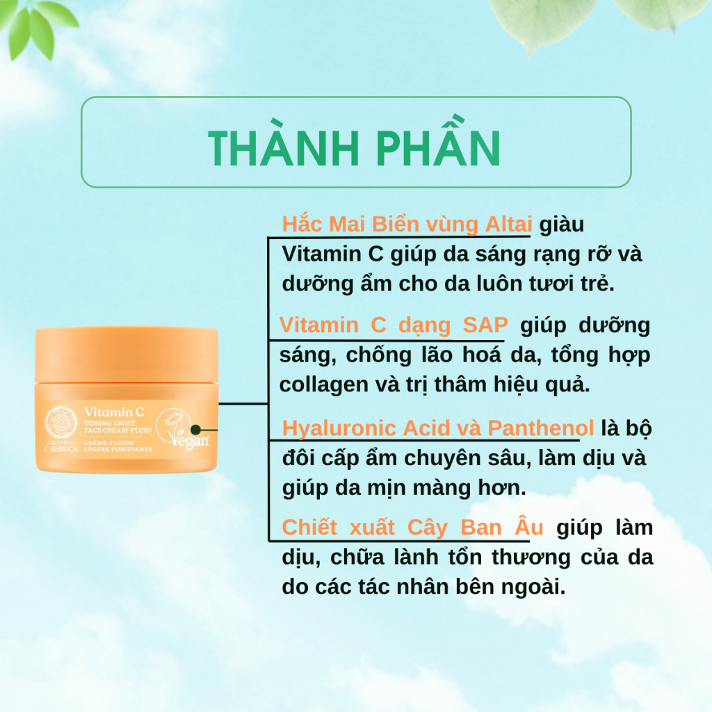 Kem dưỡng da ban đêm NATURA SEBERICA 50ml