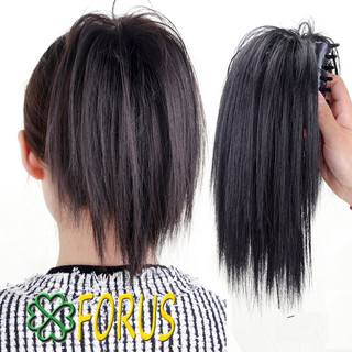 Búi tóc giả đuôi gà ngắn 25cm b08 😍freeship😍 tóc giả y2k, tóc giả đuôi gà, búi tóc giả nữ, búi ngoạm tóc giả sỉ 35k