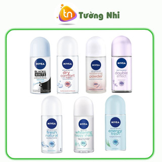 Lăn khử mùi sáng mịn se khít lỗ chân lông nivea 25ml-50ml với chiết xuất bơ và vitamin c