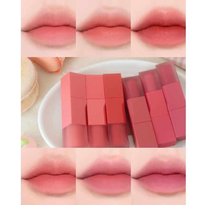 Son Kem Lì Clio Chiffon Blur Tint -màu 08 Deep Milk Tea