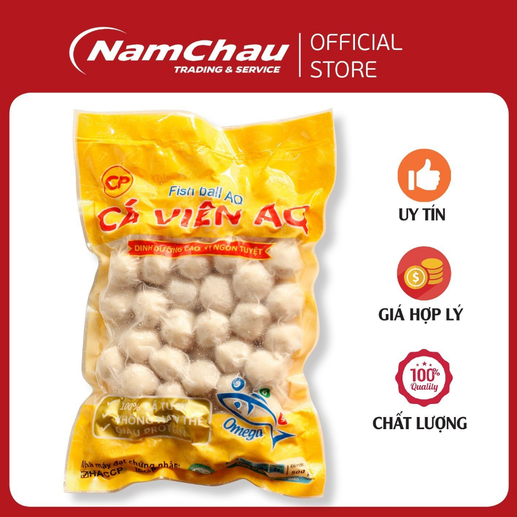 Cá viên chiên AQ hãng C.P làm viên chiên, xiên que, thả lẩu, ăn vặt ngon rẻ/ Ship hỏa tốc HN