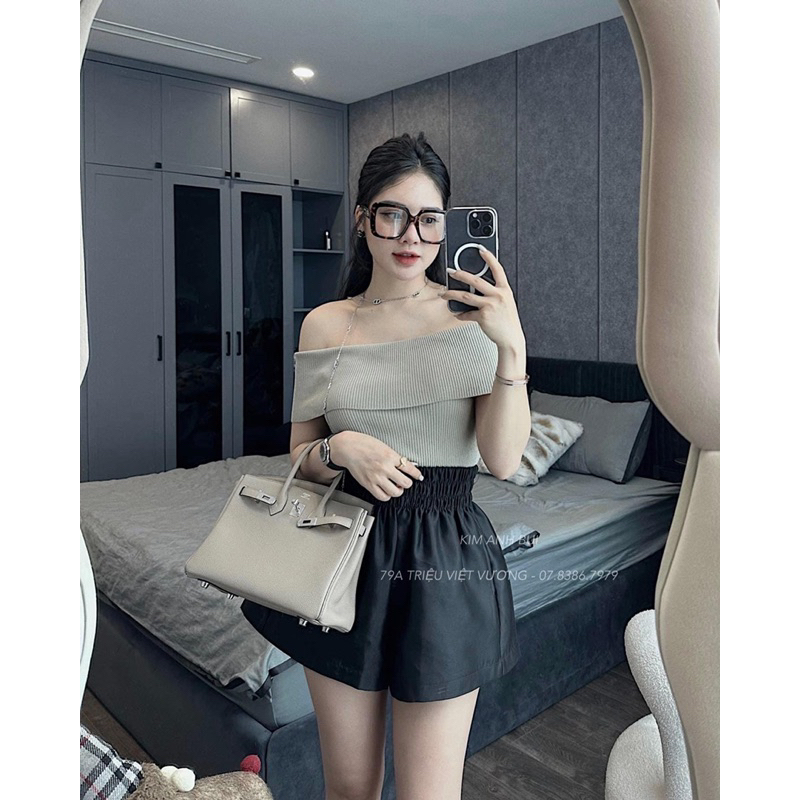 Áo trễ vai len  🛒