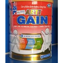 Sữa bột Arti Gain đỏ 400g dành cho trẻ từ 6 đến 36 tháng Tăng cân hiệu quả cho trẻ gầy Dễ Uống
