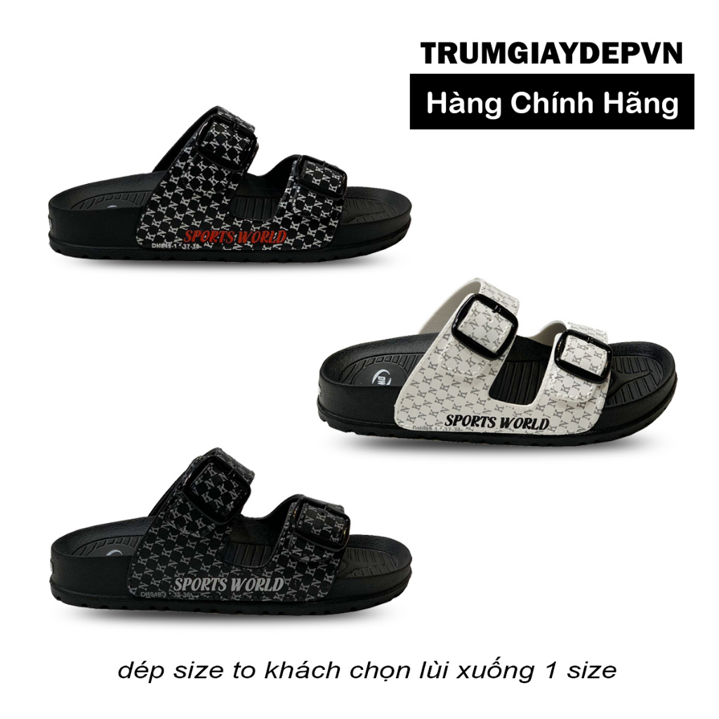 Dép Unisex Nam Nữ Quai Ngang Siêu Nhẹ Hiệu Duwa - DH49W