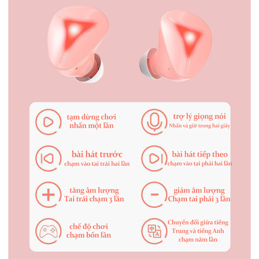 TWs hiện đại S180 Macaron Wireless Bluetooth Tai nghe Hifi Sport Sport tai nghe bluetooth