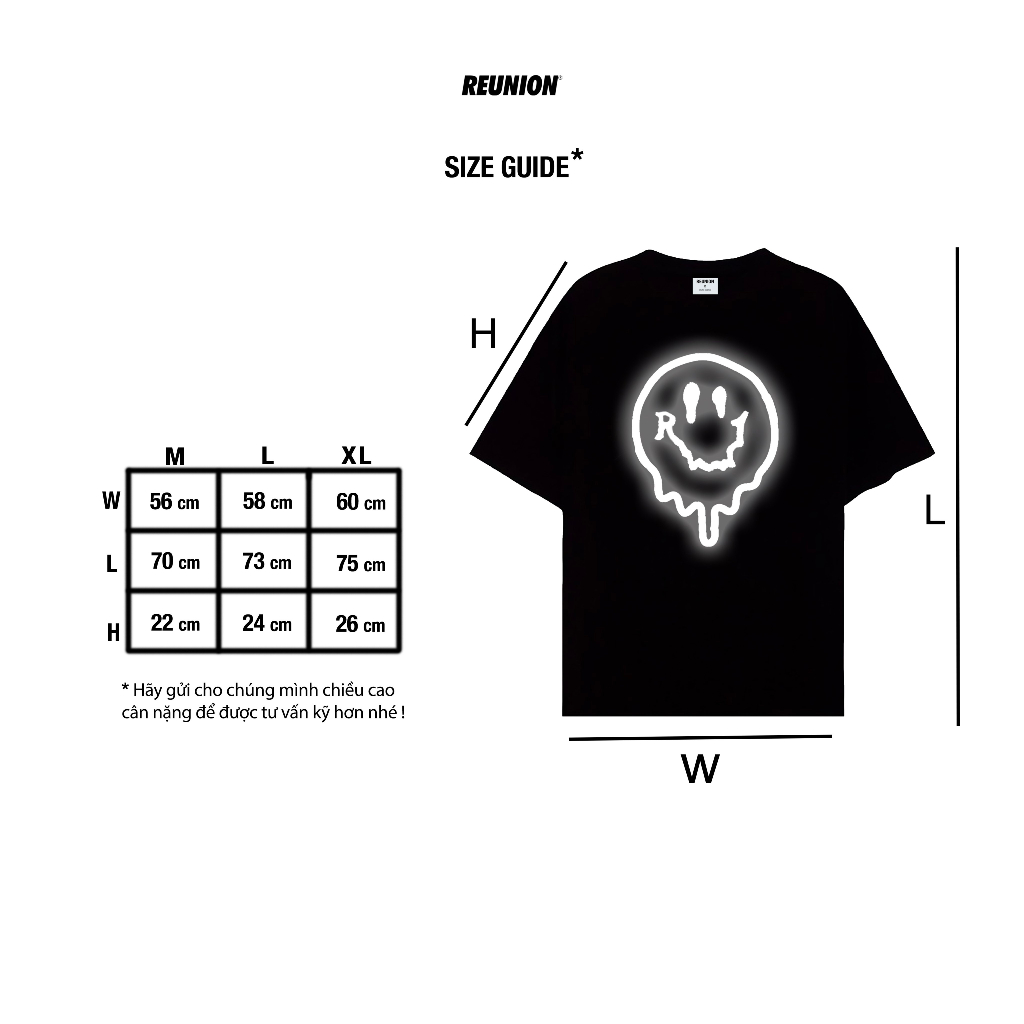 REU Áo Thun REUNION R'FACE Phản Quang Tay Lỡ Localbrand Chính Hãng