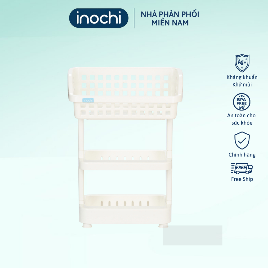 Kệ Nachi Plus Inochi, theo tiêu chuẩn Nhật Bản, 3 tầng, độ bền cao, chịu lực tốt