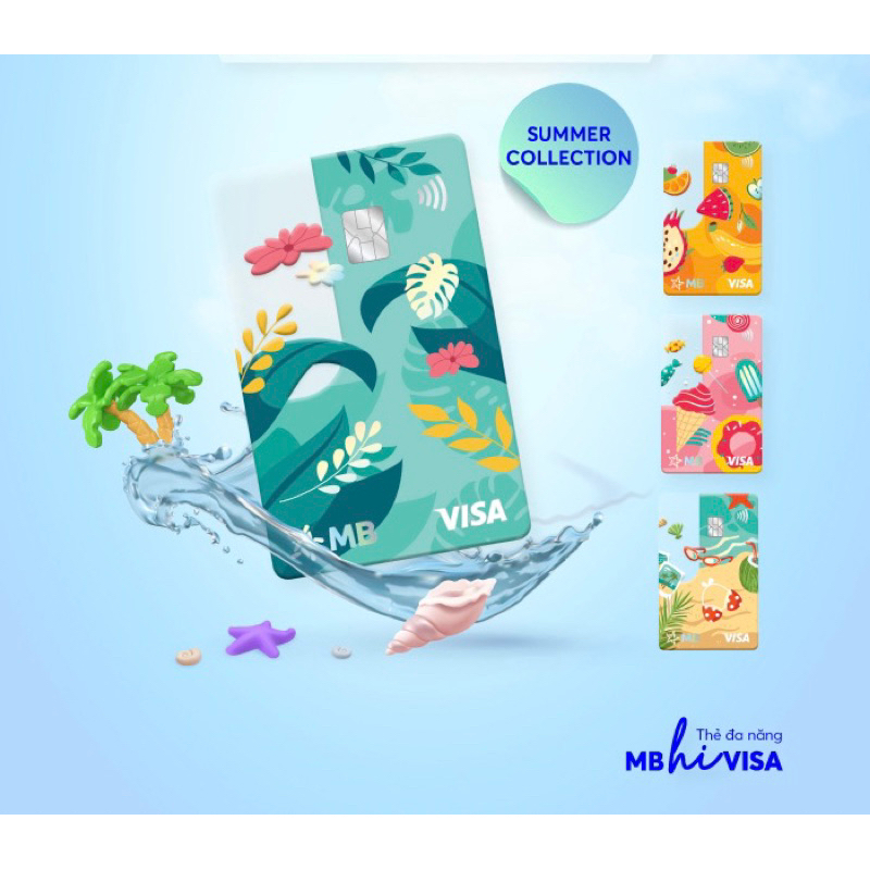 THẺ MBBANK CHỦ ĐỀ MÙA HÈ SIÊU HOT