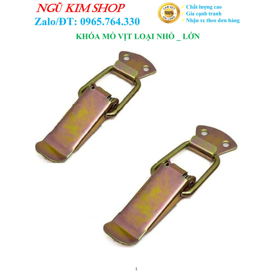 KHÓA MỎ VỊT LOẠI NHỎ _ LỚN