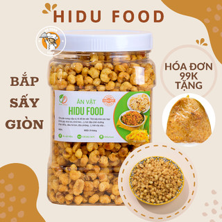 500gr Bắp sấy giòn tỏi ớt loại ngon Ăn vặt HiDu vừa ngon vừa rẻ