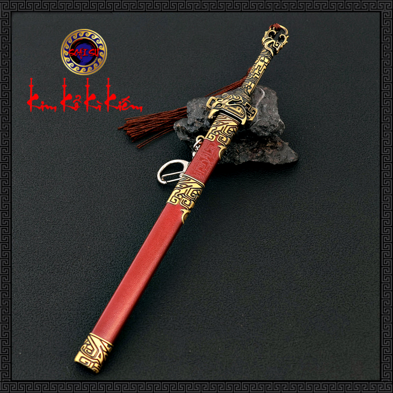 Mô hình Trương Liêu Điêu Hổ Kiếm 22CM - Ngọa Long - Vương Triều Sụp Đổ