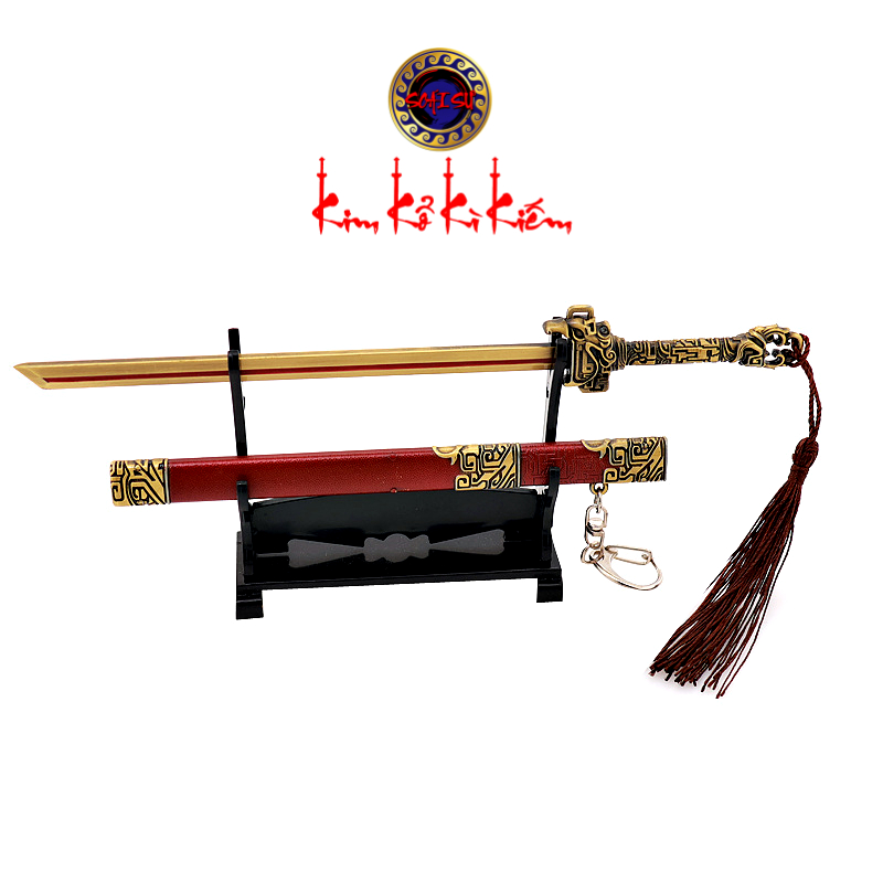 Mô hình Trương Liêu Điêu Hổ Kiếm 22CM - Ngọa Long - Vương Triều Sụp Đổ