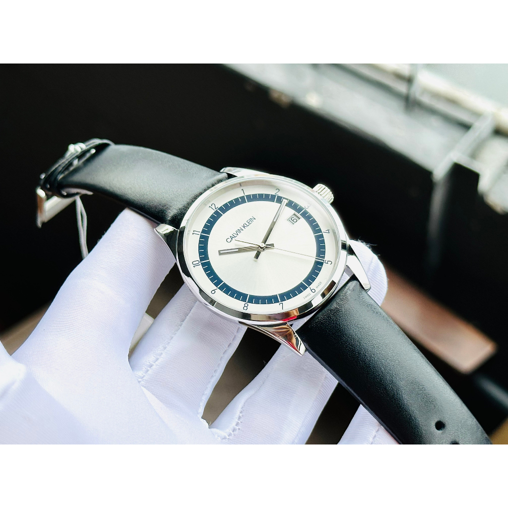 Đồng hồ nam dây da Calvin Klein KAM211C6