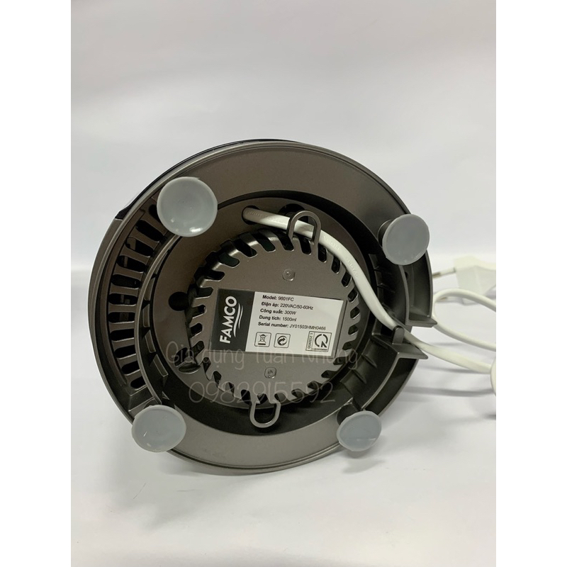 Máy xay sinh tố FAMCO 9801FC, dung tích 1500ml, công suất 300W