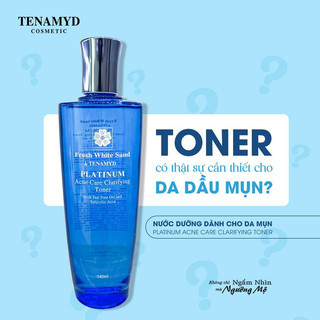 Nước dưỡng dành cho da mụn Tenamyd Platinum Acne Care Clarifying Toner ( Nước hoa hồng cho da mụn )