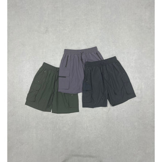 Quần short thể thao basic chính hãng Đen/Rêu - D'VIEGO