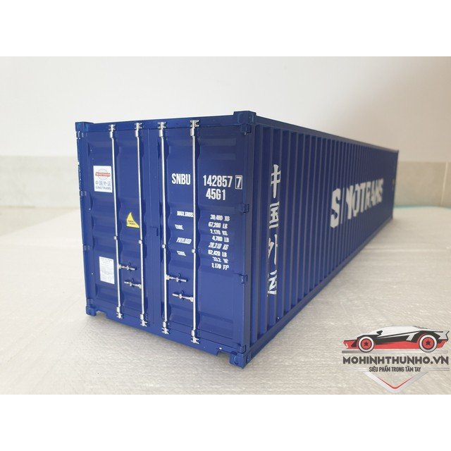 Mô hình rơmooc container, tỉ lệ 1:24