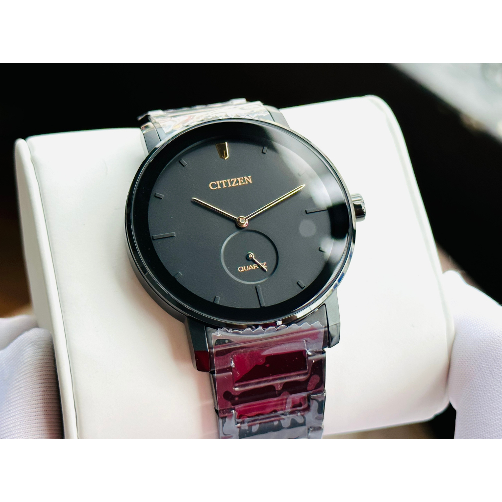 Đồng hồ đôi nam nữ dây thép Citizen BE9187 53E và EQ9065-50E