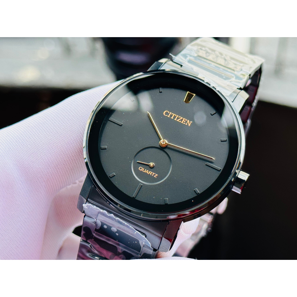 Đồng hồ đôi nam nữ dây thép Citizen BE9187 53E và EQ9065-50E